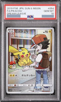 [L] 2019 Pikachu CHR [SM11b 016/049] LB5 JP PSA 10