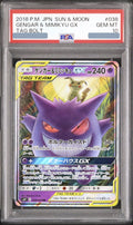 2018 Gengar & Mimikyu GX RR [SM9 038/095] JP PSA 10