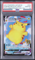2021 Surfing Pikachu VMAX RRR [S8a 022/028] JP PSA 10