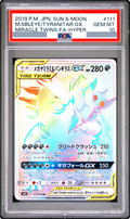 2019 Mega Sableye & Tyranitar GX HR [SM11 111/094] JP PSA 10