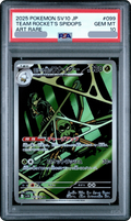 2025 Team Rocket's Spidops AR [SV10 099/098] JP PSA 10