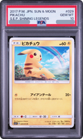 2017 Pikachu C [SM3+ 029/072] JP PSA 10