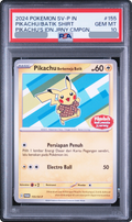 2024 Pikachu Berkemeja Batik (Staryu Pattern) P [SV-P 155] IDN PSA 10