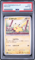2023 Pikachu C [SV2A 025/165] JP PSA 10