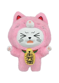 Pink Turbo Granny Lucky Cat Plush Pendant (15 cm) — SUNRISEPOP