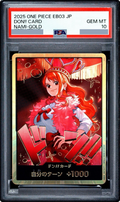 2025 DON!! Card: Nami Super Parallel [EB03] JP PSA 10