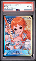 2025 Nami L-P [OP11-041] JP PSA 10