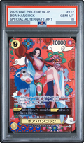 2025 Boa Hancock SR-SPC :Japanese pattern Art [OP14-112] JP PSA 10
