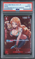 2023 Nami P [ST01-007] (Standard Battle Trophy) JP PSA 10