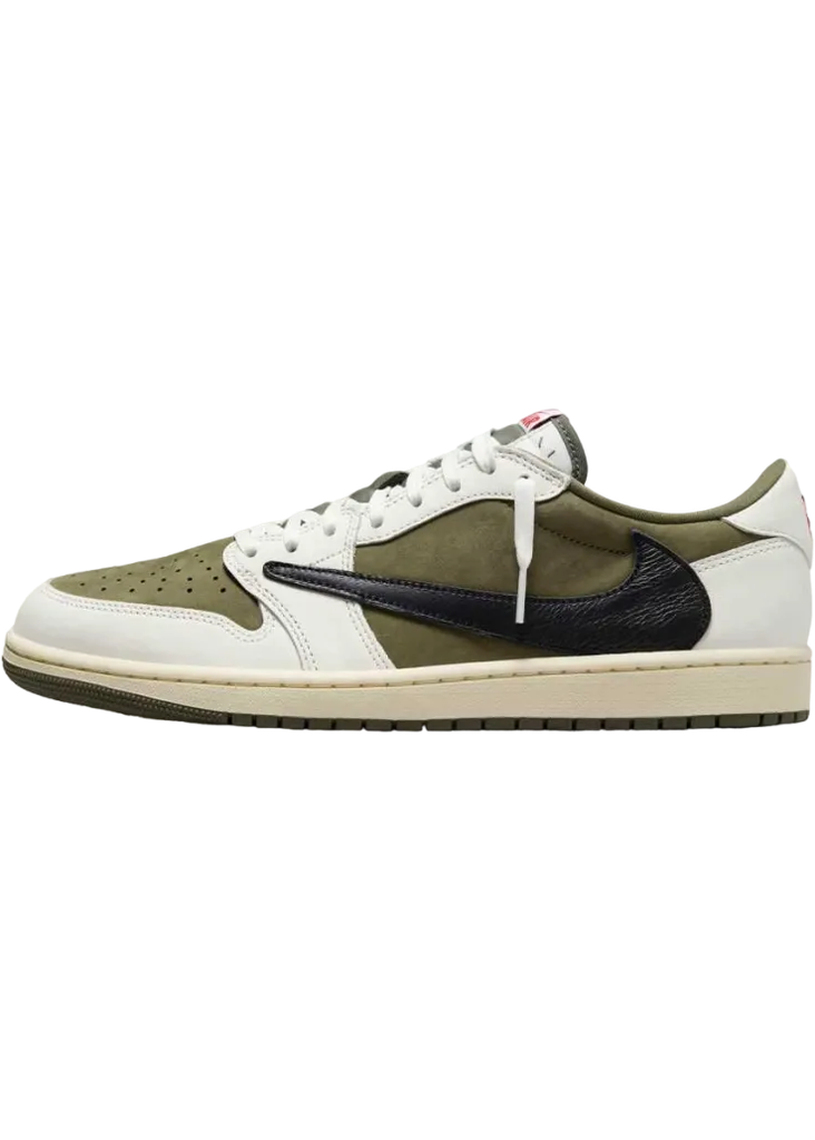 Travis Scott × Nike Air Jordan 1 Low OG SP "Reverse Olive" (Any Size: US7-US11) PSA 10