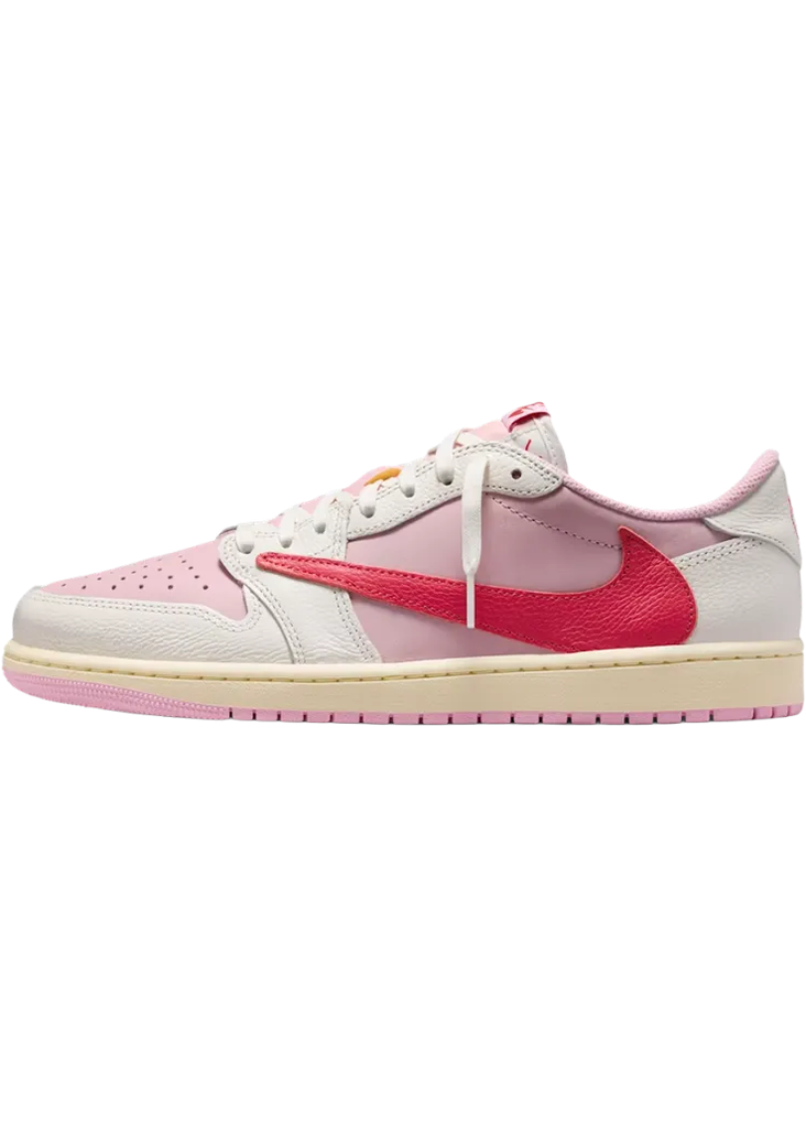 Travis Scott × Nike Air Jordan 1 Retro Low OG "Sail/Tropical Pink" (Any Size: US7-US11) PSA 10