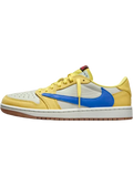 Travis Scott × Nike Women's Air Jordan 1 Retro Low OG "Canary" (Any Size: US7-US11) PSA 10