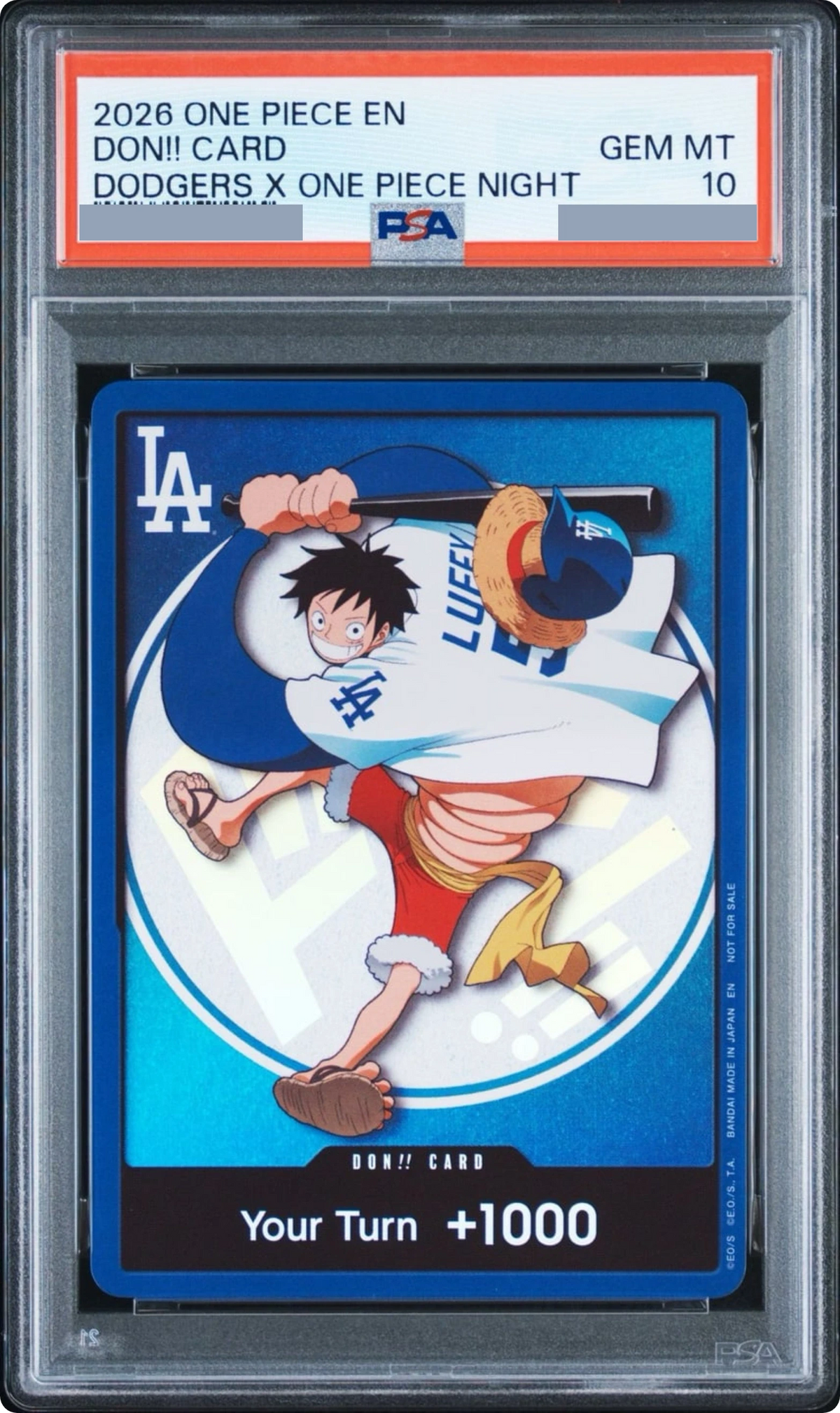 2026 DON!! Card (Monkey.D.Luffy) EN PSA 10