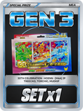 30th CELEBRATION Card Set [Treecko, Torchic, Mudkip] JP x1 PSA 10