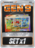 30th CELEBRATION Card Set [Sprigatito, Fuecoco, Quaxly] JP x1 PSA 10